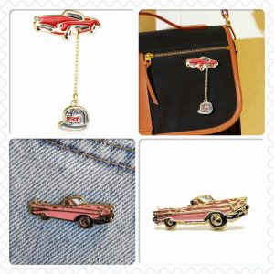 Convertible Car Soft Enamel Pins