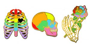 Skeleton Hard Enamel Pins