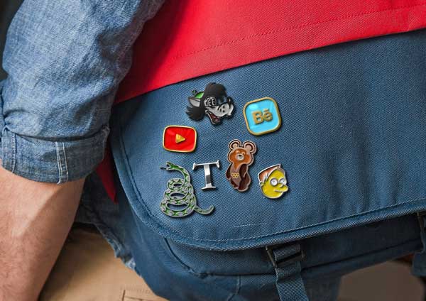 soft enamel mock up