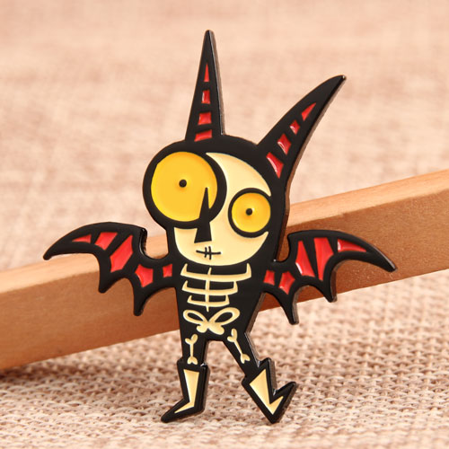 bat enamel pins