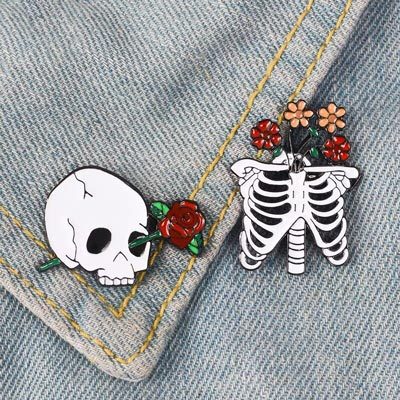 skeleton custom pins