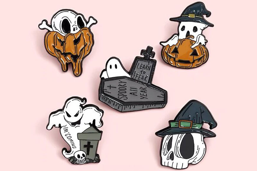 tombstone enamel pins